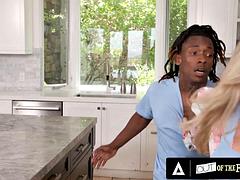 OUT OF THE FAMILY - MILF Danielle Renaes Big Tits Seduce Her Stepteen For Interracial Fuck: Porn