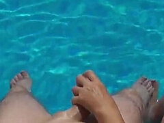 Grosse titten, Blasen, Reif, Milf, Natürlichen titten, Pool, Muschi, Vibrator