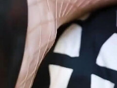 High Heels & Fishnet Fantasy - up-close Teasing