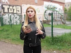 German Scout Casting: Blonde Latina Lola Morango First Time Anal & Squirting Orgasm