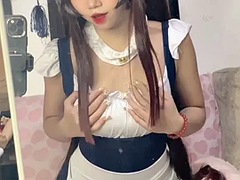 Amatör, Baben, Svart, Avsugning, Creampie, Ebenholts, Onani, Solo