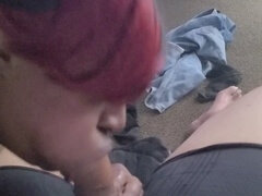 sucker deep throating and slobbing