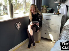 Enthousiasteling, Dominatie, Jurk, Dominante vrouw, Fetisj, Handbeurt, Aftrekken, Tiener