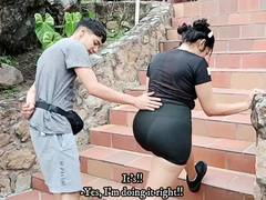 Hot Colombian MILF Samanthaa rides and sucks big cock in rough homemade sex - HD porn in Spanish
