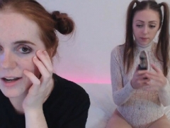 Amateur, Fétiche, Lesbienne, Rousse roux, Adolescente, Nénés, Webcam