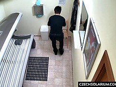 チェコ, 指いじり, Hd, 公共, 現実, 日光浴室, 一人, タトゥー