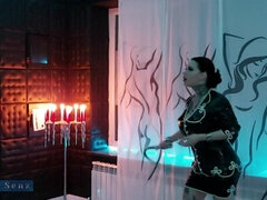 Amatorka, Związanie dyscyplina & dominacja uległość, Piękna, Cfnm, Femdom, Niemiecki, Kara