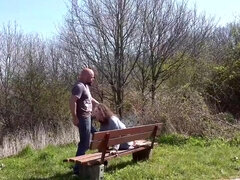 Kont, Schattig, Diep in de keel, Lul, Handbeurt, Hd, Buiten, Kut duiken