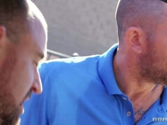 Amerikai, Popó, Elkapott, Ujjazás, Háziasszonyok, Fehérnemű, Leborotvált, Tetkó