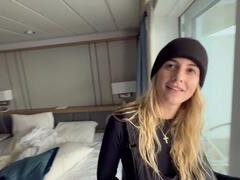 Avsugning, Otrohet, Kvinna, Hårig, Orgasm, Offentlig, Fitta