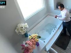 Nanny Let's Boss Borrow Her Fuck Hole After Getting Caught Playing With Her Toys