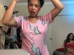 A wild production day with my sexy lady milf companion at Mans�o Himeros