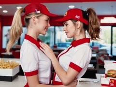 McDonald’s Squad embarks their shift by not making You a Glad Meal (AI-Generated)