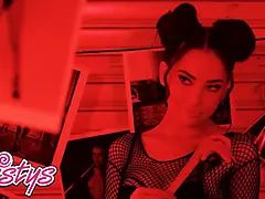 Tussi, Blondine, Fingern, Hd, Küssen, Lesbisch, Lecken, Titten