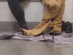 Amerikaner, Sperm skott, Onani, Offentlig, Alene