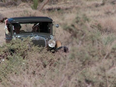 Attractive ladies get boned in an orgy in a bar