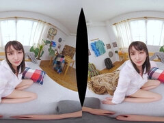 Voluptuous asian hussy mind-blowing VR clip