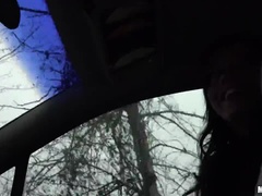 Stranded Hottie Repays the Favor