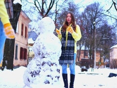 18, Kuřba, Brunetka, Péro, Žena, Honění, Hd, Drobunké