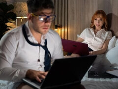 Grote kont, Grote lul, Pijpbeurt, Hondjeshouding, Natuurlijke tieten, Roodharige vrouw, Tiener, Tieten likken