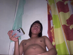 Asiatisch, Spermaladung, Handjob, Selbstgemacht, Transe, Masturbation, Solo