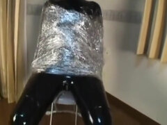 Japanese Rubber Girl Breathplay W/ Rebreather Bag