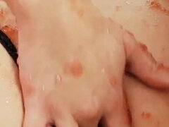 Arsch, Schönheit, Grosse titten, Nahrung, Lesbisch, Milf, Muschi, Nass