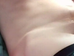 Amateur Edging Intense Cumshot from Big Uncut Cock