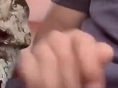 Desi Handjob in the Bus