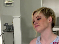 adorable youthfull chick in her first porn scene