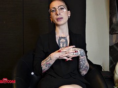 크로스드레스, 여자 지배, 페티쉬, 독일인, 힐, 팬티들, 잡년