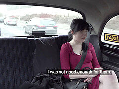 faux cab sweet Angelina and the backseat casting vaginal fuck