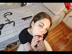 Da bunda para a boca, Bundão, Boquete, Amordaçar, Enorme, Tatuagem, Adolescente, Tetas