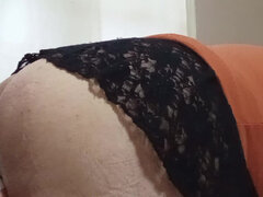 I Feel Very Hot and I Dress in My Very Sexy Black Skirt.