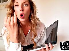 Micropenis loser got humiliated by babe