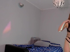 Hot Homemade Threesome - Two Ukrainian Girls Give Andrew Deep Throat Blowjob