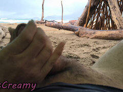 Amateur, Plage, Tir de sperme, Français, Branlette thaïlandaise, De plein air, Pov, Public