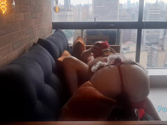 아마추어, 큰 엉덩이, 오랄섹스, 커플, 빨간 머리