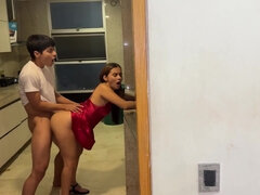 Kukk suging, Cougar, Sperm skott, Ektemann, Latina, Moden, Milf, Stemor