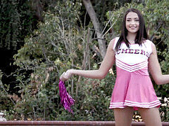 Cheerleader got her teenage coochie fucked interracially