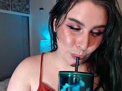 Mačiatko, Bbw, Veľké kozy, Brunetka, Skupina, Vlasatej, Sólo, Kozičky