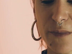 Leie, Braunhaarige, Frau, Latina, Masturbation, Nackt, Spanisch