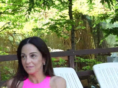 Amatør, Pik sutte, Par, Mor jeg gerne vil kneppe, Udendørs, Swingers, Kone, Kone byt