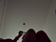 Xiao G reports full language high-heeled stockings stampede POV