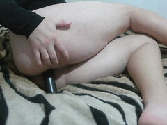 Enthousiasteling, Anaal, Masturbatie, Alleen, Uniformpje