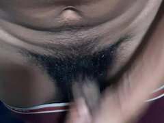 Cumshot Black Big Cock Bathroom Handjob Fuck Indian Man