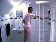 Humping Pee and Shower Masturbation