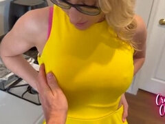 Blondin, Cougar, Grovt språk, Glasögon, Milf, Orgasm, Tabu, Tuttar