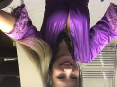 Impressive giant natural tits