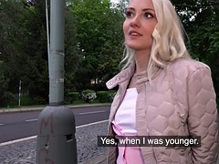 Amatör, Baben, Avsugning, Europeisk, Utomhus, Pov, Offentlig, Verklighet